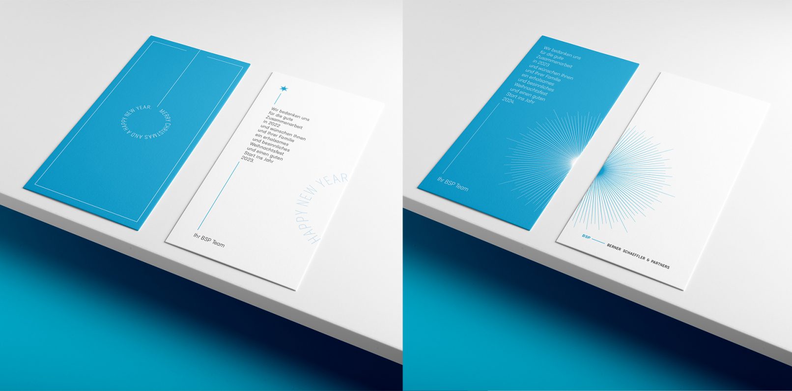 Darstellung Grußkarte um Jahreswechsel